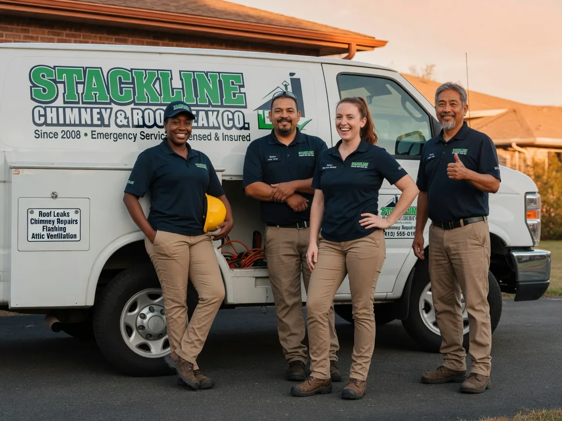 Chimney flashing repair company in Lower Salem, OH